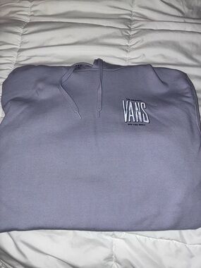 Vans Men's Lavender Crewneck Sweatshirt with Chest Logo